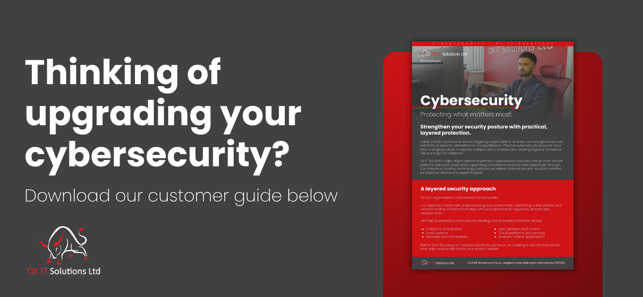 OX IT - Datasheet Landing Page - Cybersecurity