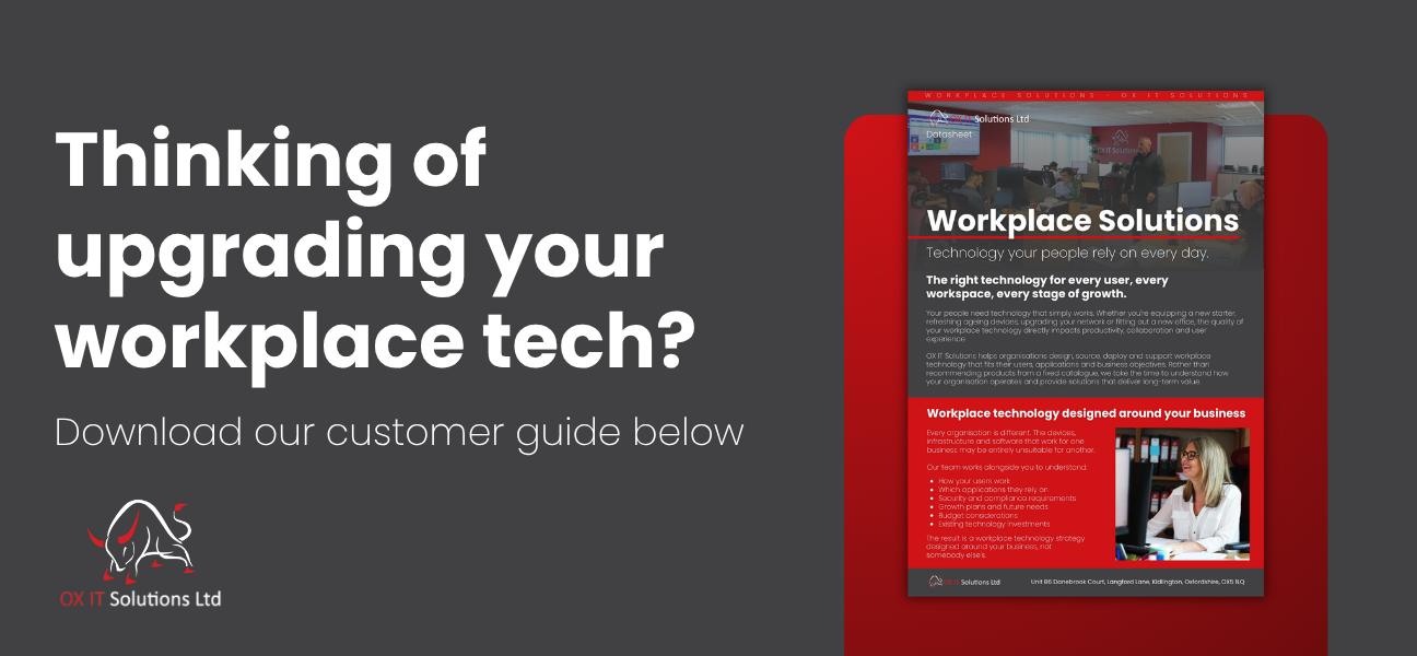 OX IT - Datasheet Landing Page - Workplace